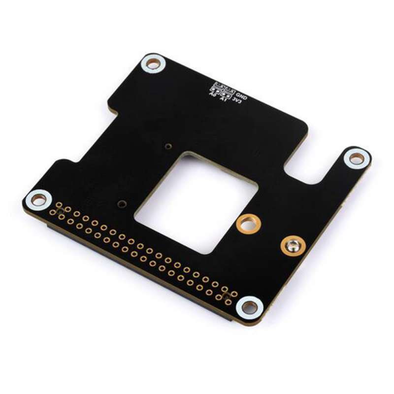 Vue arrière de l’adaptateur PCIe vers M.2 pour Raspberry Pi 5